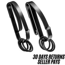 Duty Belt Key Holder, 2 Pack Improved Quick Release Key Holder with Key Ring...
