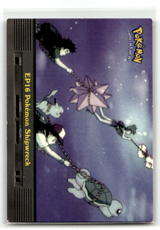 Pokemon Shipwreck EP16 1999 Topps TV Animation Edition Card