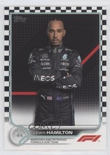 2022 Topps Formula 1 F1 Racers Checker Flag Lewis Hamilton #5 19rf