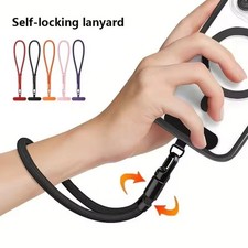 Anti-lost Wrist Strap Woven Hanging Wrist Straps Lanyard for Mobile Phone