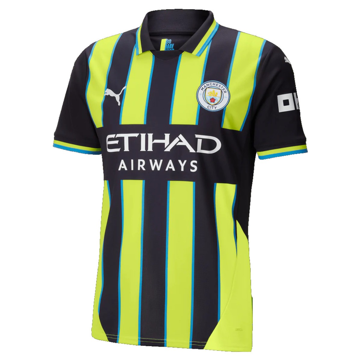 Футболка Puma Herrenkleidung 77508602 MCFC AWAY JERSEY КОПИЯ Schwarz 16390₽