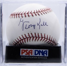 GEORGE KELL - AUTOGRAPHED SIGNED BASEBALL