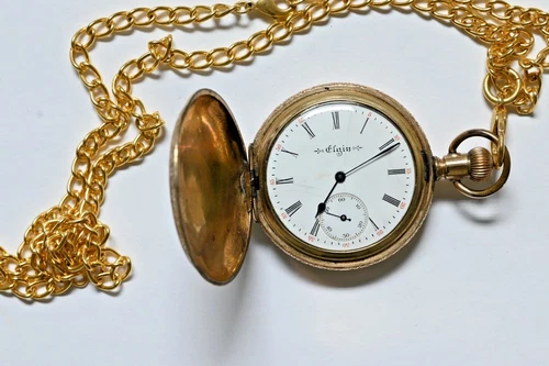 ELGIN Antique Pocket Watch Grade 315 Model 3 Size 12 No Reserve!
