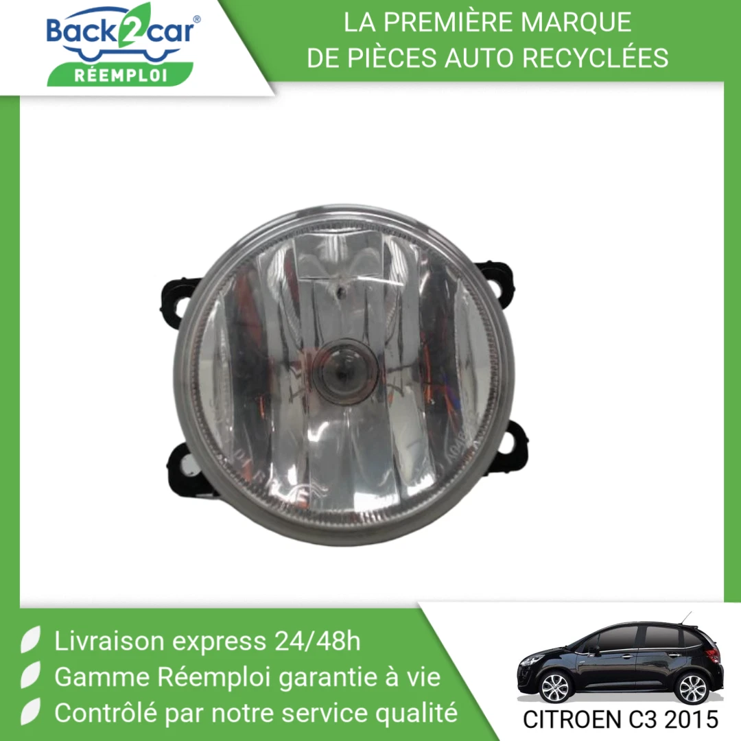 Optique Avant Gauche (Feux/Phare) CITROEN C3 2 Phase 1 - 1606930180 - Occasion Garantie 24 Mois