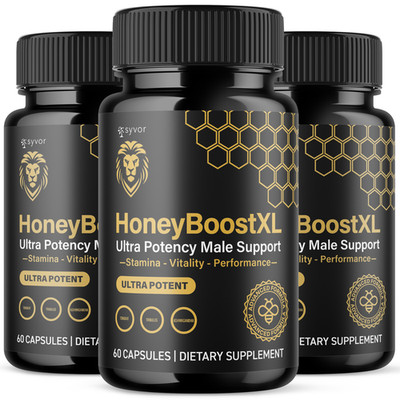 (3 Pack) Honey Boost XL Advanced Male Support Pill HoneyBoostXL Vitamin 180 Caps