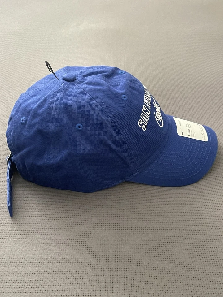 NWT Nike NBA GS Warriors Heritage86 Campus Cap Strapback C-11127 Blue Men’s OSFM - Image 4 of 4