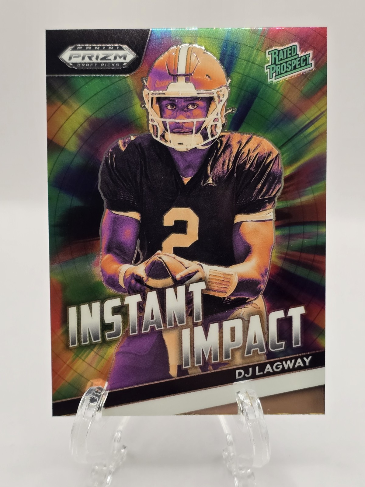 2024 Panini Prizm Draft Picks Instant Impact DJ Lagway Rated Prospect RC #II-DLY