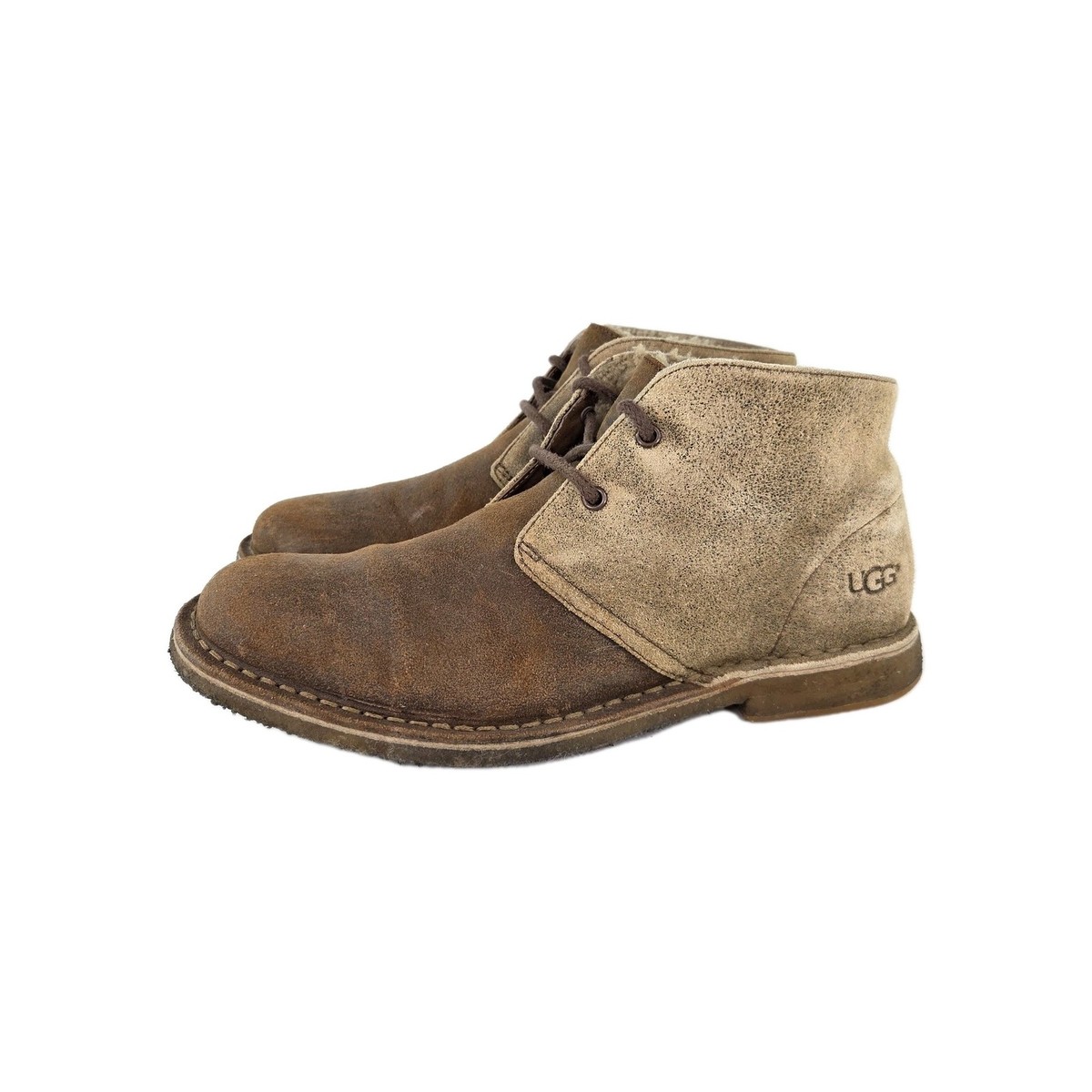 UGG Leighton Bomber Brown Leather Tweed Chukka Boots Mens 9 1005174, NWB UGG Men main image 2
