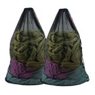 2 Pack Laundry Bags Heavy Duty Mesh Wash Bags with Drawstring Closure for Col.