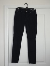 7 For All Mankind Women's Super Soft Black Jeans - Size 29 29x29.5 