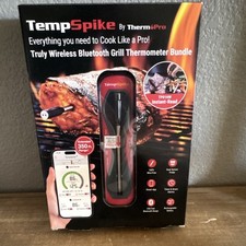 ThermoPro TempSpike Wireless Bluetooth Grill Thermometer Bundle NEW unopened