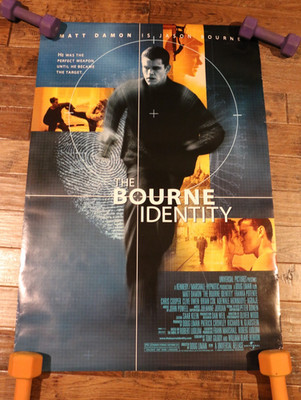 VINTAGE The Bourne Identity 2002 Original Poster 27x40 Rolled Double Sided