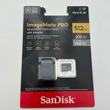 SanDisk ImageMate PRO 512GB USB 3.0 Card Reader - Black - New In Box