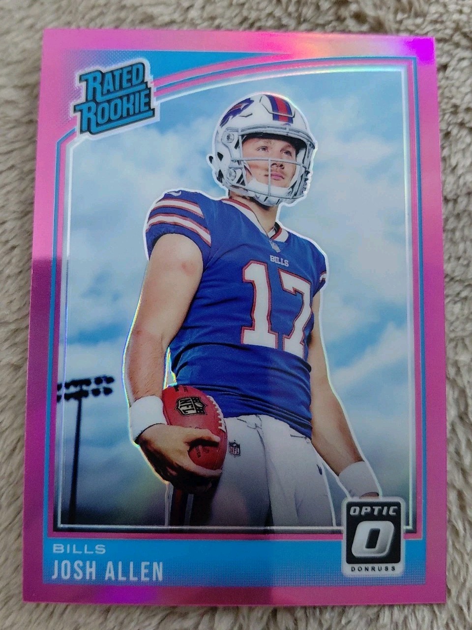 Josh Allen Panini Donruss Optic #154 Pink