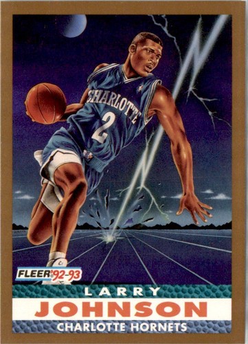 Larry Johnson #253 1992 Fleer card
