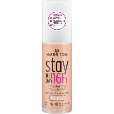 Essence Cosmetics Stay ALL DAY 16H Long-Lasting Foundation, Make Up, Wischfest,
