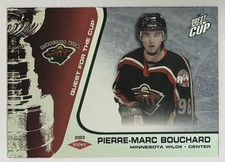 Pierre-Marc Bouchard 2002-03 Pacific Quest for the Cup #124 #/950 - Wild