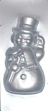 12" Extra Large Snowman Front Chocolate Candy Mold  B9052 NEW