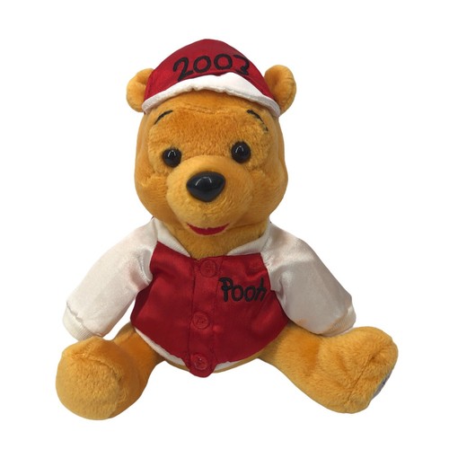 RARE DISNEY THEME PARK EDITION WINNIE THE POOH 2003 BEAN BAG PLUSH DOLL TOY (2) - Picture 2 of 11