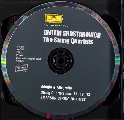Dmitri Shostakovich - Emerson String Quartet: String Quartets | Very Good (VG) C - Imagen 4 de 5