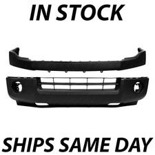 New Front Upper Lower Bumper Cover 2-pc Kit For 2007-2014 Ford Expedition Xlt