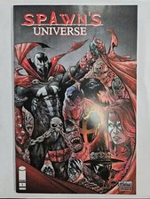 Cubierta variante Spawn Universe #1 McFarlane casi nueva CVR F