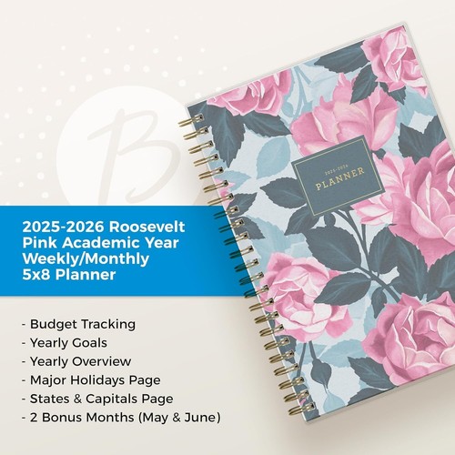 2025-2026 Weekly and Monthly Academic Year Planner Calendar, July 2025 - June... - Picture 5 of 8