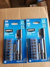 HART 17-Piece Impact Rated Driver Bit Set with 3 Bit Holders and Modular Case...