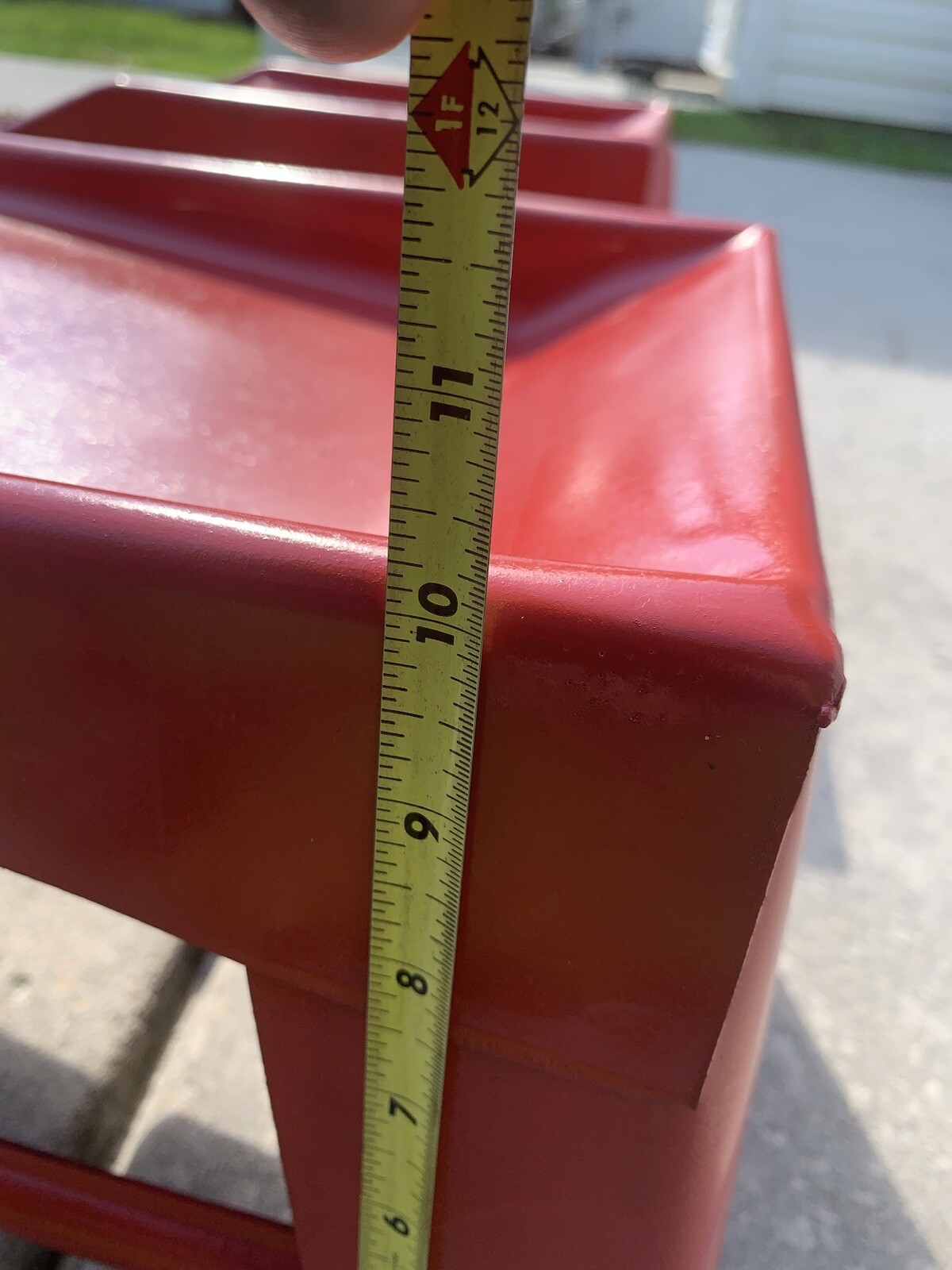 *PICK UP ONLY **Car Ramps Metal Steel RED Home Garage Auto