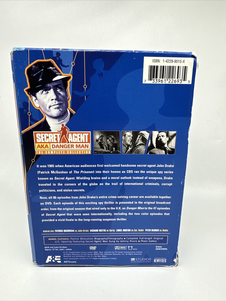 (未使用･未開封品)Secret Agent Aka Danger Man: Complete Collection [DVD] Amazon.com: Secret Agent AKA Danger Man: The Complete
