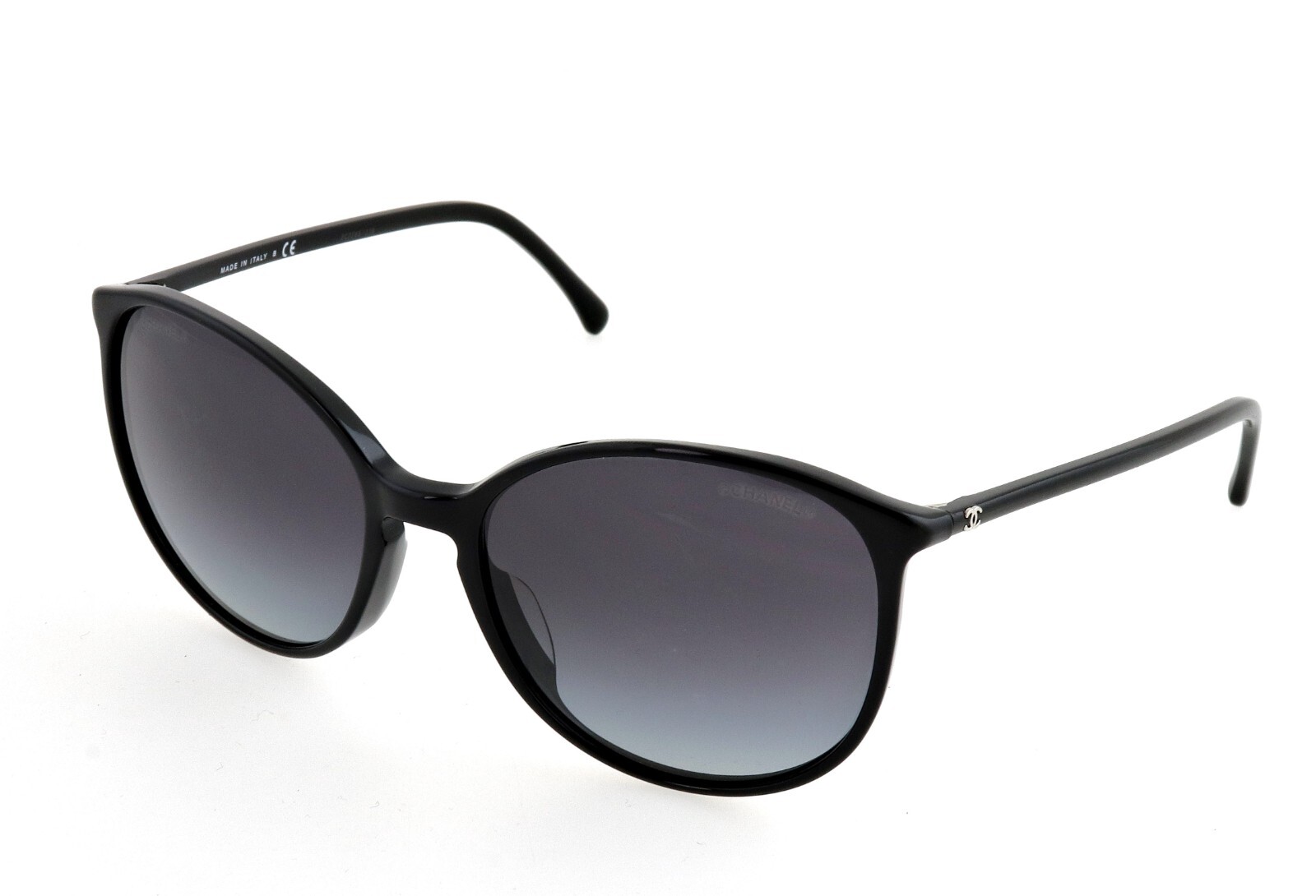 CHANEL CH 5278-A 501/S6 55mm Black Sunglasses Italy | eBay 