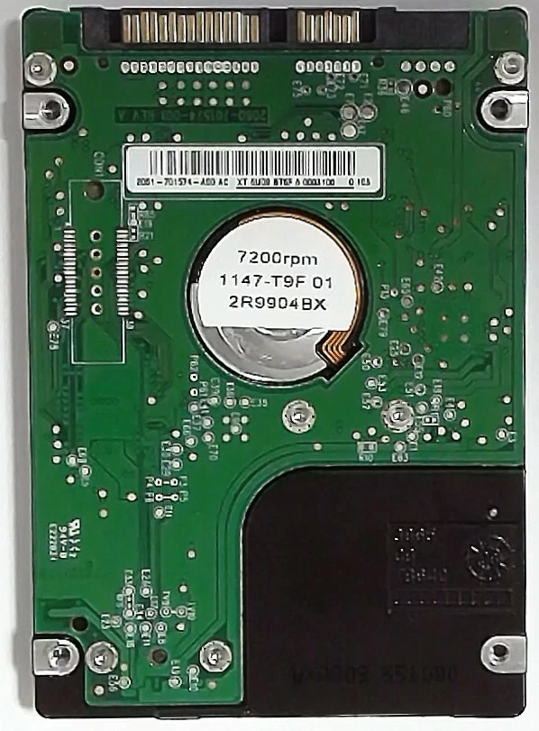 Western Digital (Scorpio Black) Internal HDD 160GB - 7200RPM - 2.5" - WD1600BJKT - Image 3 of 3