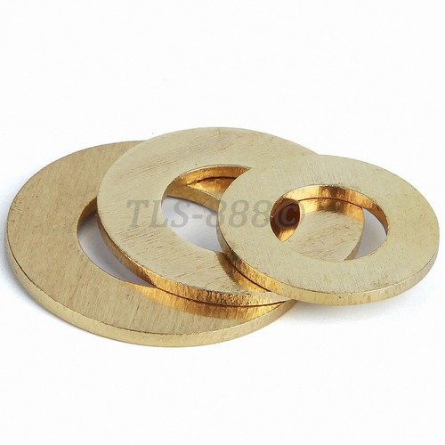 Brass Flat Washers To Fit Metric Bolts & Screws M2,3,4,5,6,8,10,12,14,16,18,20mm - Picture 2 of 6