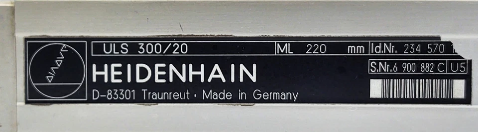 Heidehain 234-570-1? ULS 300/20 Linear Encoder - Image 3 of 4