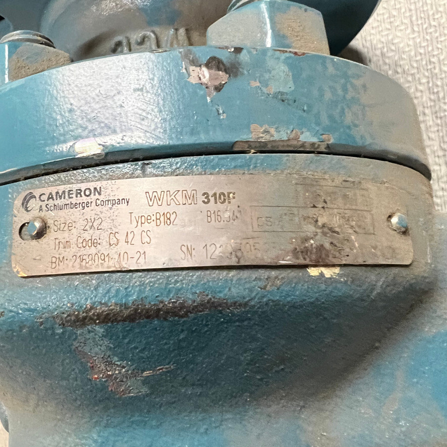 Cameron Rf Riser Cameron WKM 310F Ball Valve Size 2x2 , 150 RF Flanged Full Port Lever ...