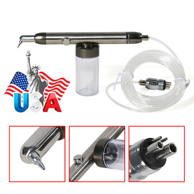 Dental Alumina Air Polisher Abrasion Microetcher Sandblasting Gun 4 Hole SA