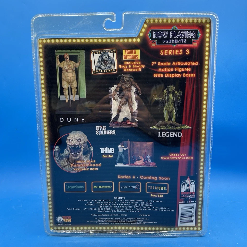 "Figura de acción Sota Toys Presents Dog Soldiers Werewolf 8"" Nip" Foto 2 de 2