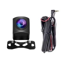 Backup Camera with 33 Ft 2.5mm Male to 4 Mini Pin Backup Camera Extension Cor...