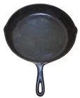 Antique Vintage BSR No 10 12 7/16" Cast Iron Skillet Frying Pan LARGE