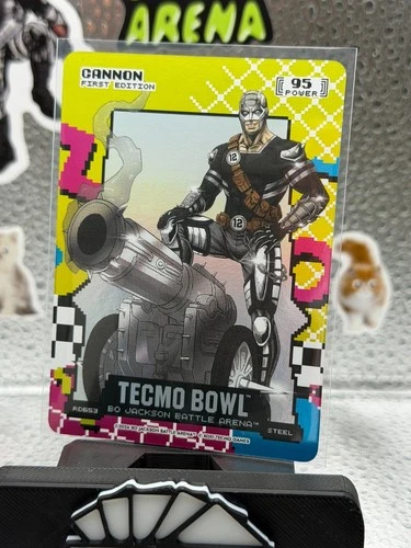 2026 Bo Jackson Battle Arena Cannon (Rich Gannon) Steel 80's 8-bit Rad #RD653
