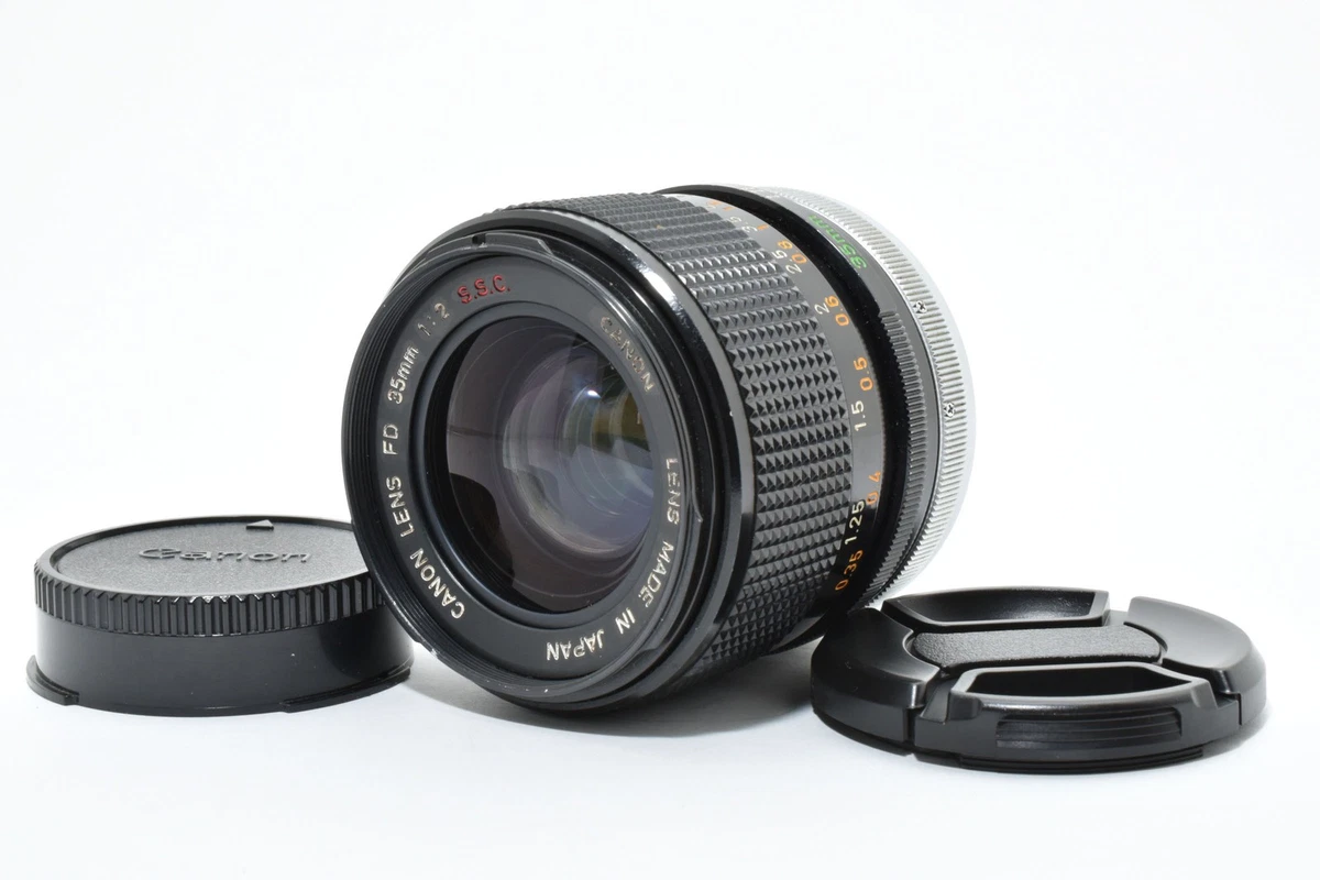ML7424]Canon FD 35mm f/2 レンズ Canon FD 35mm f2 S.S.C. Review