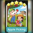 1 x Apple Picking (⭐️⭐️⭐️⭐️⭐️) - Set 15 - Mono_Poly_Go Stickers - Best Service