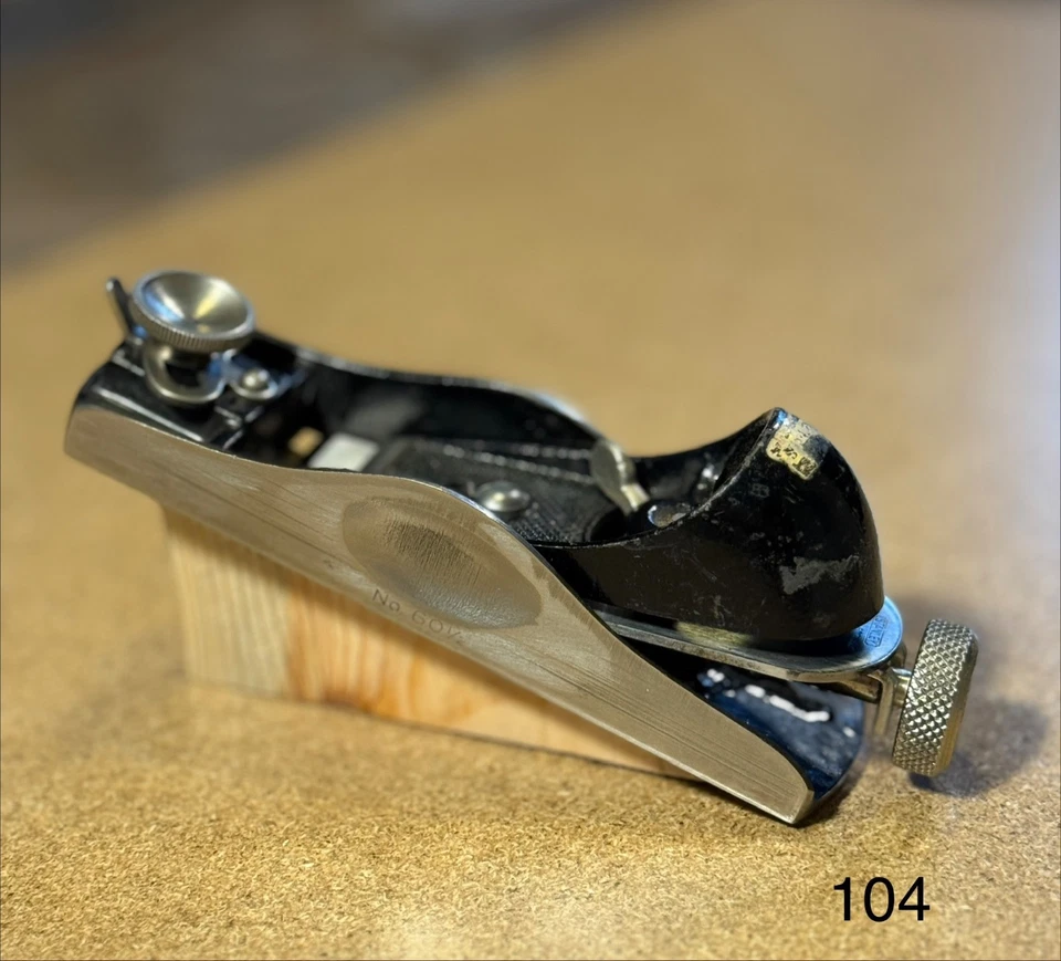 Vintage Stanley No.60 1/2 Block Plane With Perfect Condition Made In England - Image 2 of 4