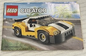 LEGO Creator 31046 3 in 1 Fast Car Complete Set No Box