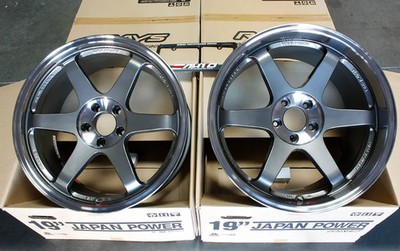 Rays TE37SL 19'' 19x9.5 19x10.5 +22 5x114 Wheel Graphite for RCF RC-F GSF GS-F
