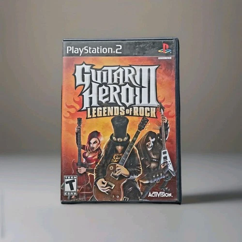 Guitar Hero 3 III: Legends of Rock (Sony PlayStation 2, PS2) Complete