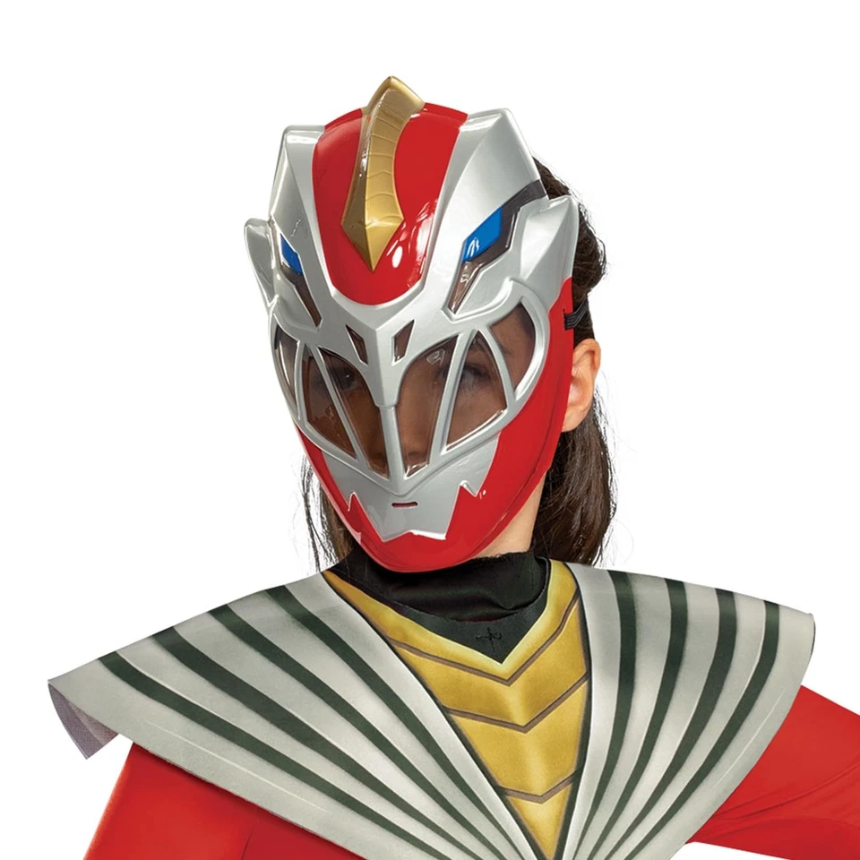 Disfraz de Ranger Rojo para Niña, Ropa Oficial Power Rangers Piel Cósmica Foto 3 de 4