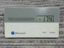 Blueair magnetic 182 Days to Filter Change Timer Reset Remote LCD Display Rare