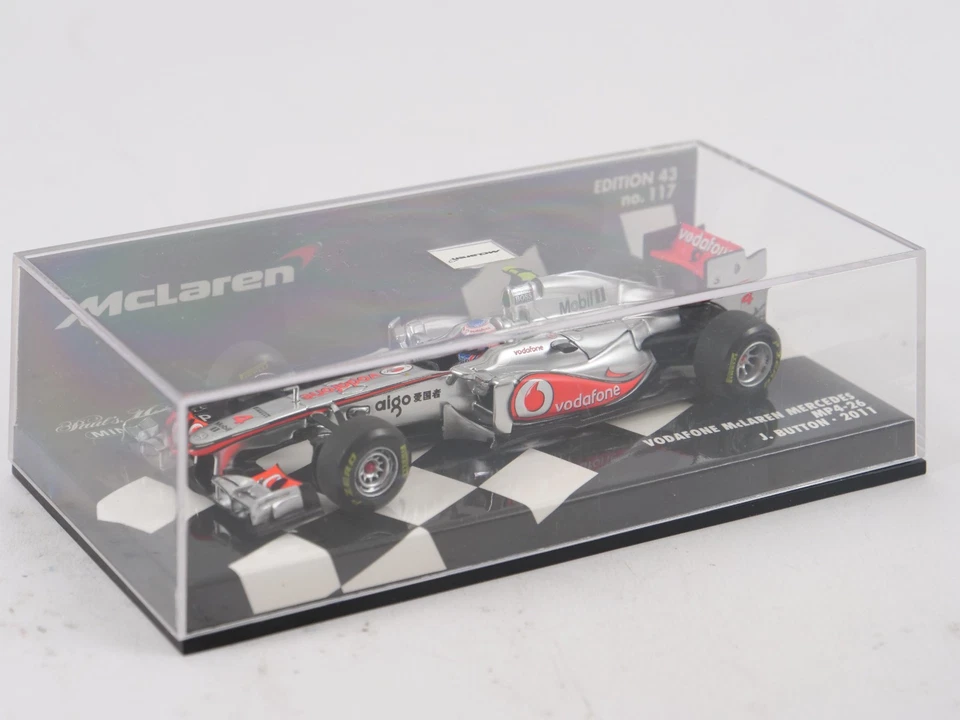 Minichamps 1/43 Vodafone McLaren Mercedes MP4-26 Button 2011 - Immagine 3 di 4
