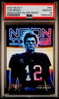 2022 TOM BRADY PSA 10 SELECT NEON ICONS #NI1 NEON ICONS-SILVER PRIZM